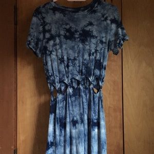 American Eagle Blue Print Dress